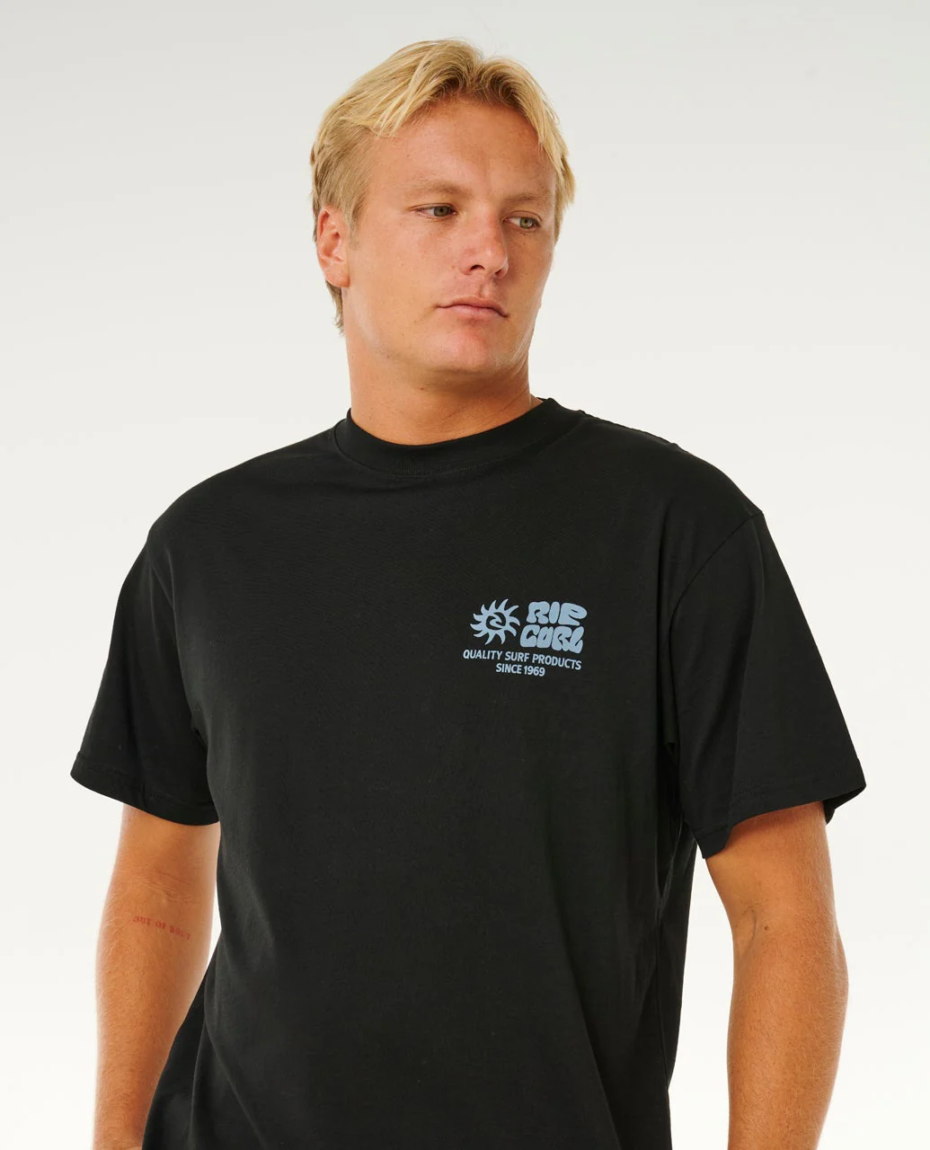 Rip Curl t-shirt Rinse glass off black - 6