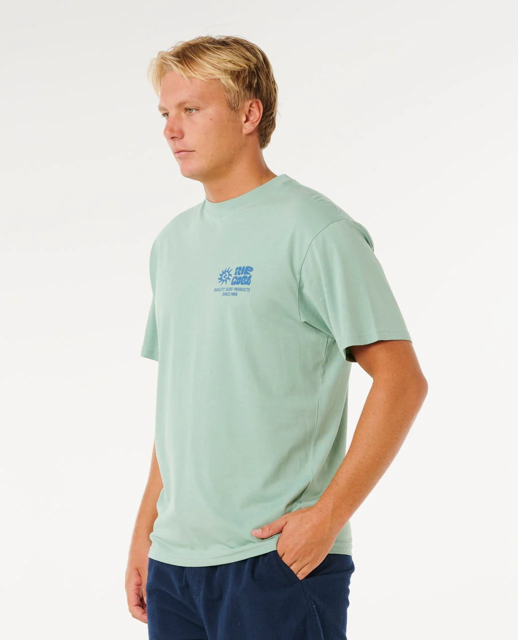 Rip Curl t-shirt Rinse glass off aloe - 5