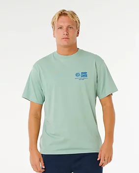 Rip Curl t-shirt Rinse glass off aloe