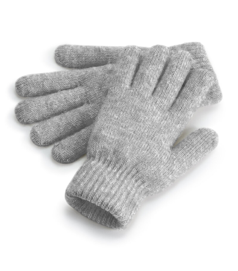 Beechfield Cosy Ribbed Cuff Gloves – mjuka stickade vantar med mudd - 2