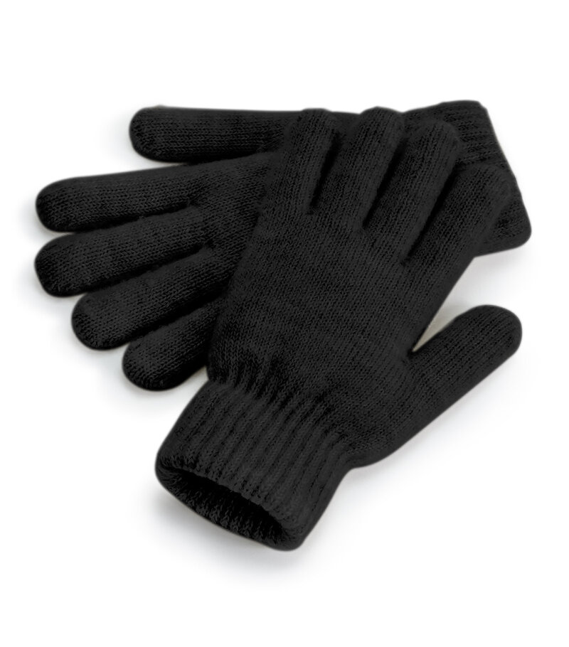 Beechfield Cosy Ribbed Cuff Gloves – mjuka stickade vantar med mudd - 4