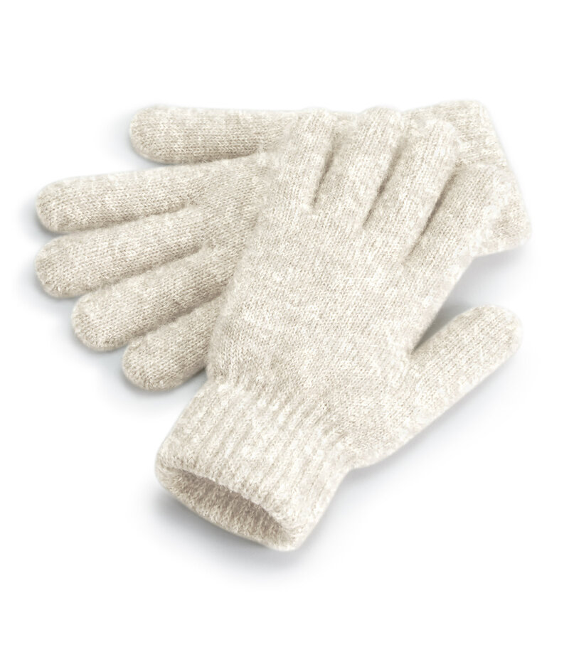 Beechfield Cosy Ribbed Cuff Gloves – mjuka stickade vantar med mudd - 3
