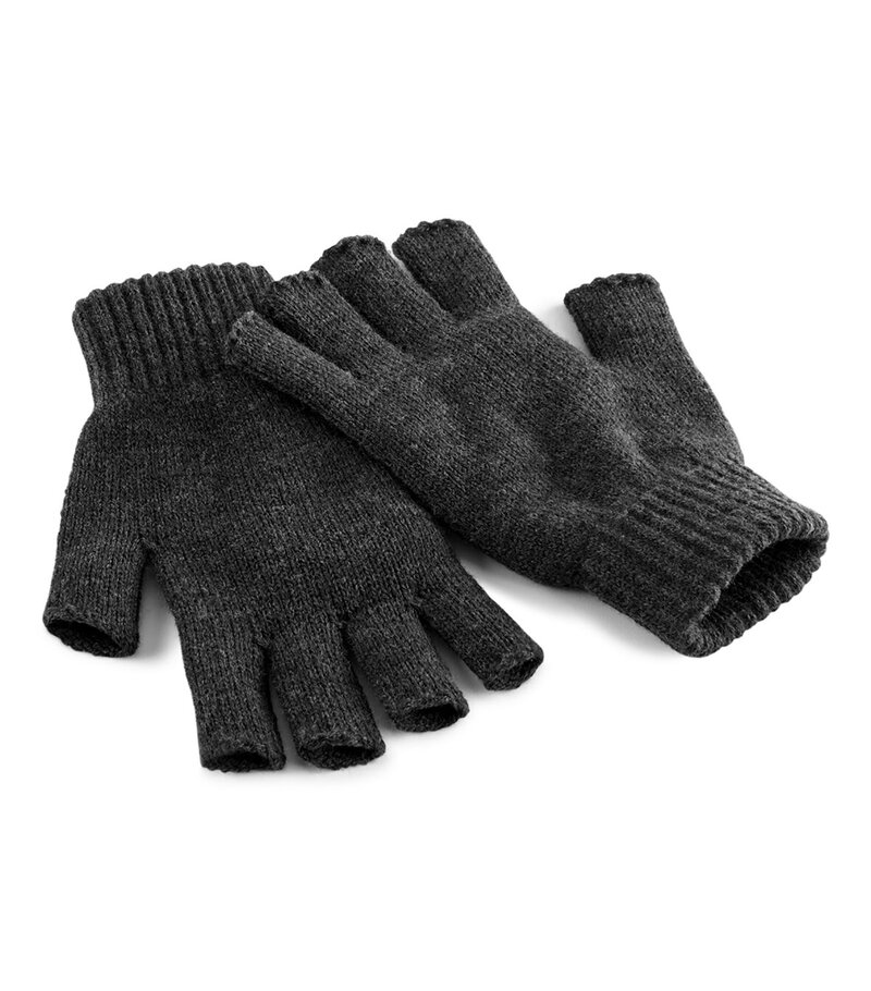 Beechfield Fingerless Gloves – stickade halvvantar för full kontroll