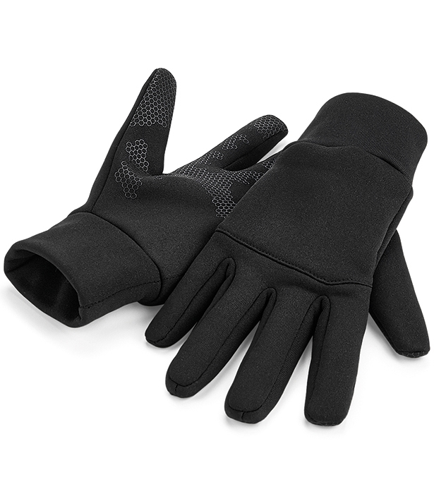 Beechfield Softshell Sports Tech Gloves – vindtäta touchscreen-handskar