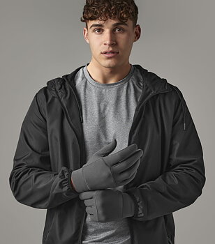 Beechfield Softshell Sports Tech Gloves – vindtäta touchscreen-handskar