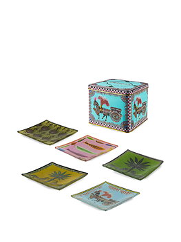 ORTIGIA Tin Caretto 5 Glass Plates