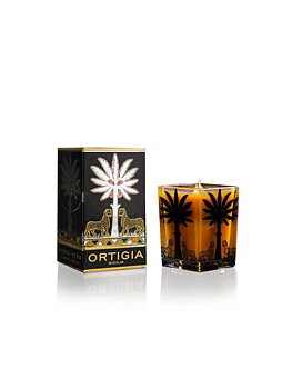 Ortigia Ambra Nera Candle Square Large