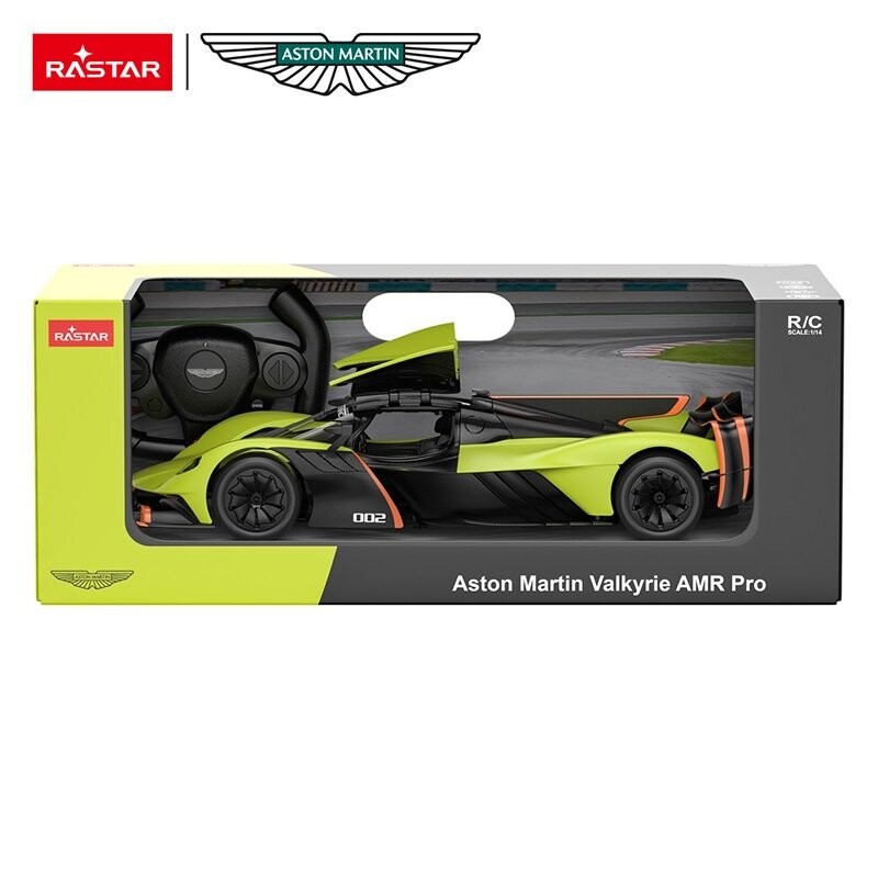 Radiostyrd Bil Rastar Skala 1:14 Aston Martin ValkyrieAMR Pro Grön