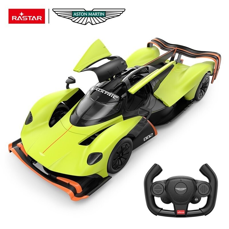 Radiostyrd Bil Rastar Skala 1:14 Aston Martin ValkyrieAMR Pro Grön - 5