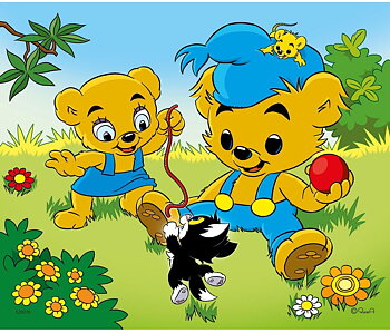 Träpussel 6 Bitar Bamse
