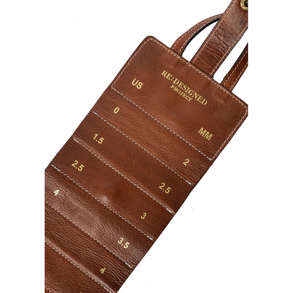 Genuine leather knitting case, project 66