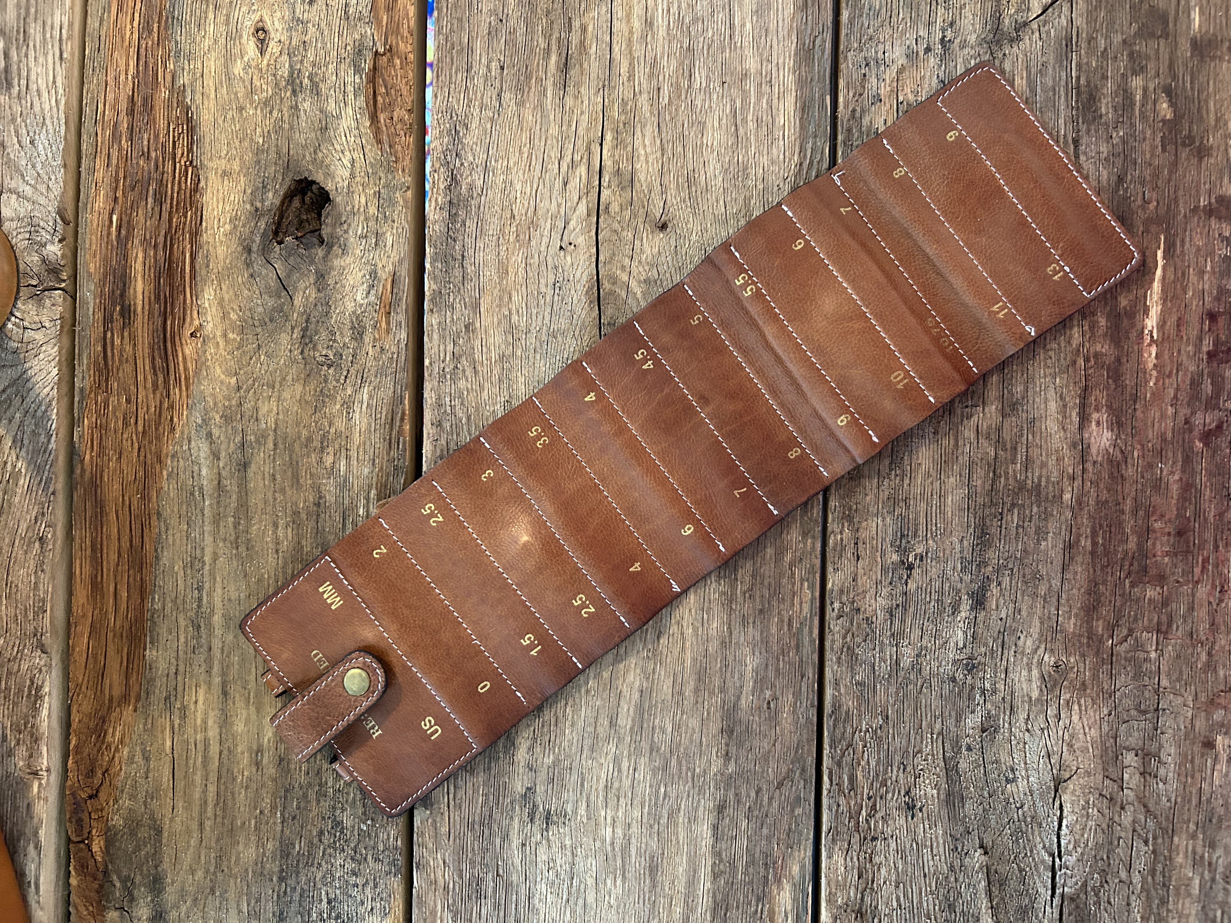 Genuine leather knitting case, project 66 - 2