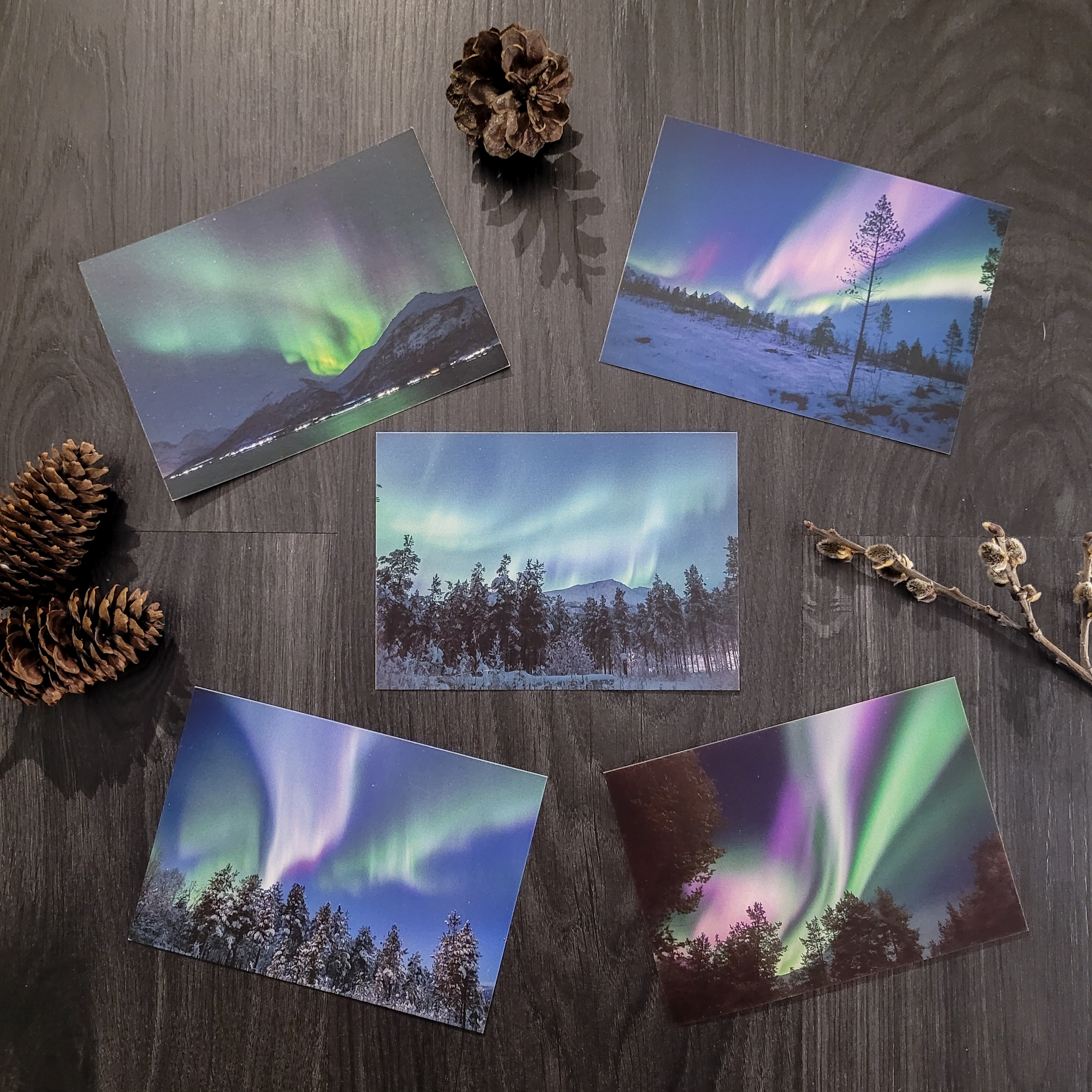 Postkortpakke - Nordlys I