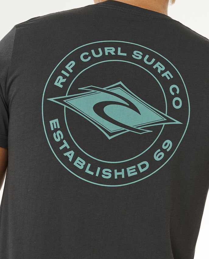 Rip Curl t-shirt staple washed black - 4