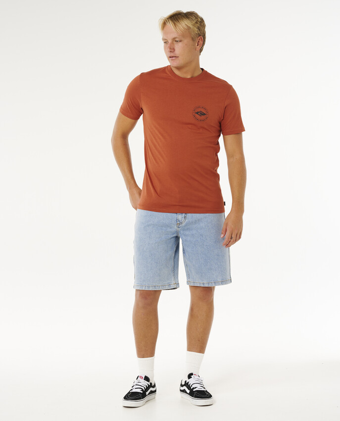 Rip Curl t-shirt staple baked clay - 4