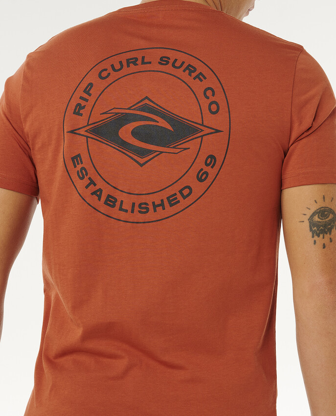 Rip Curl t-shirt staple baked clay - 2