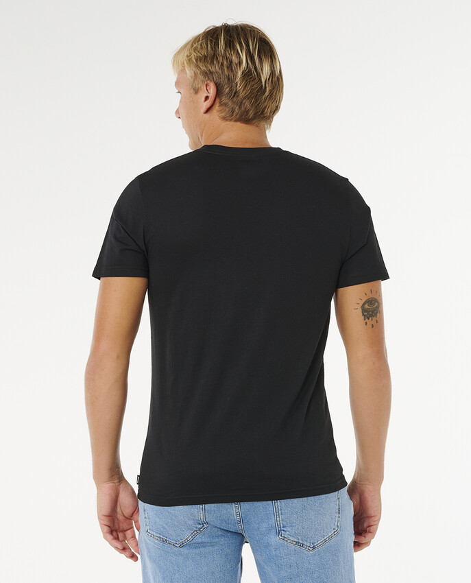 Rip Curl t-shirt Streamline pocket badge black - 6