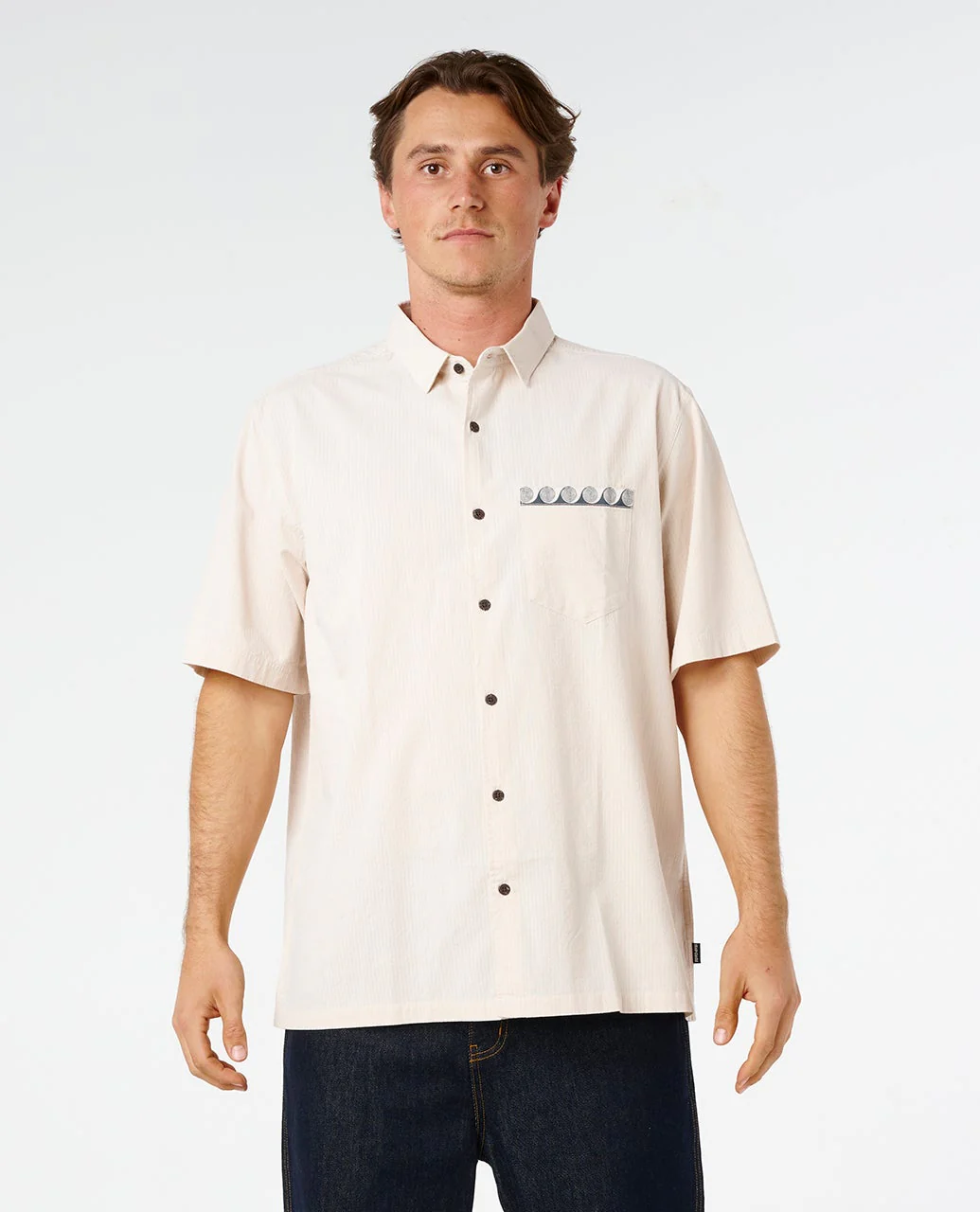 Rip Curl skjorta Aots s/s vintage white