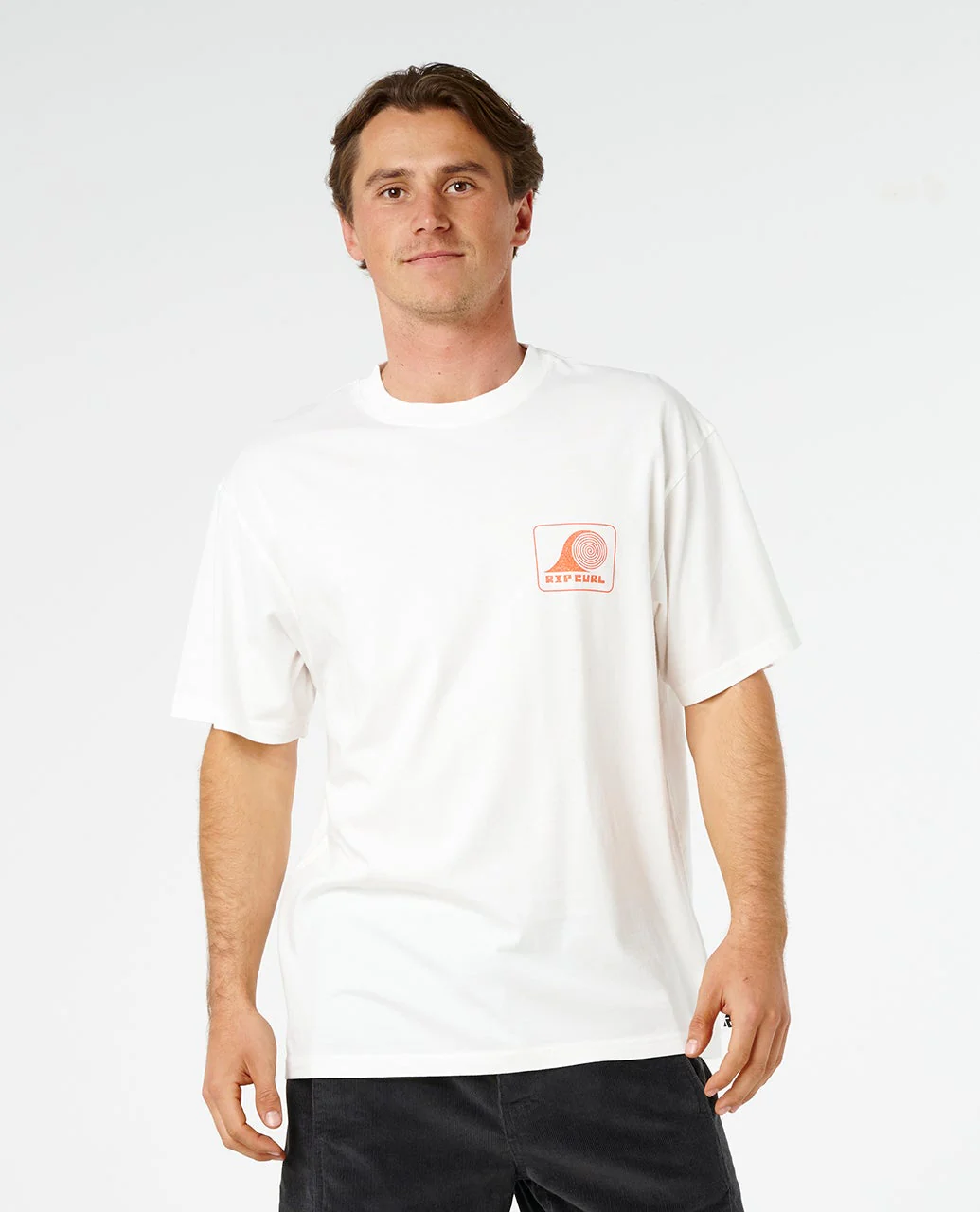 Rip Curl t-shirt Aots rolling wave bone - 4