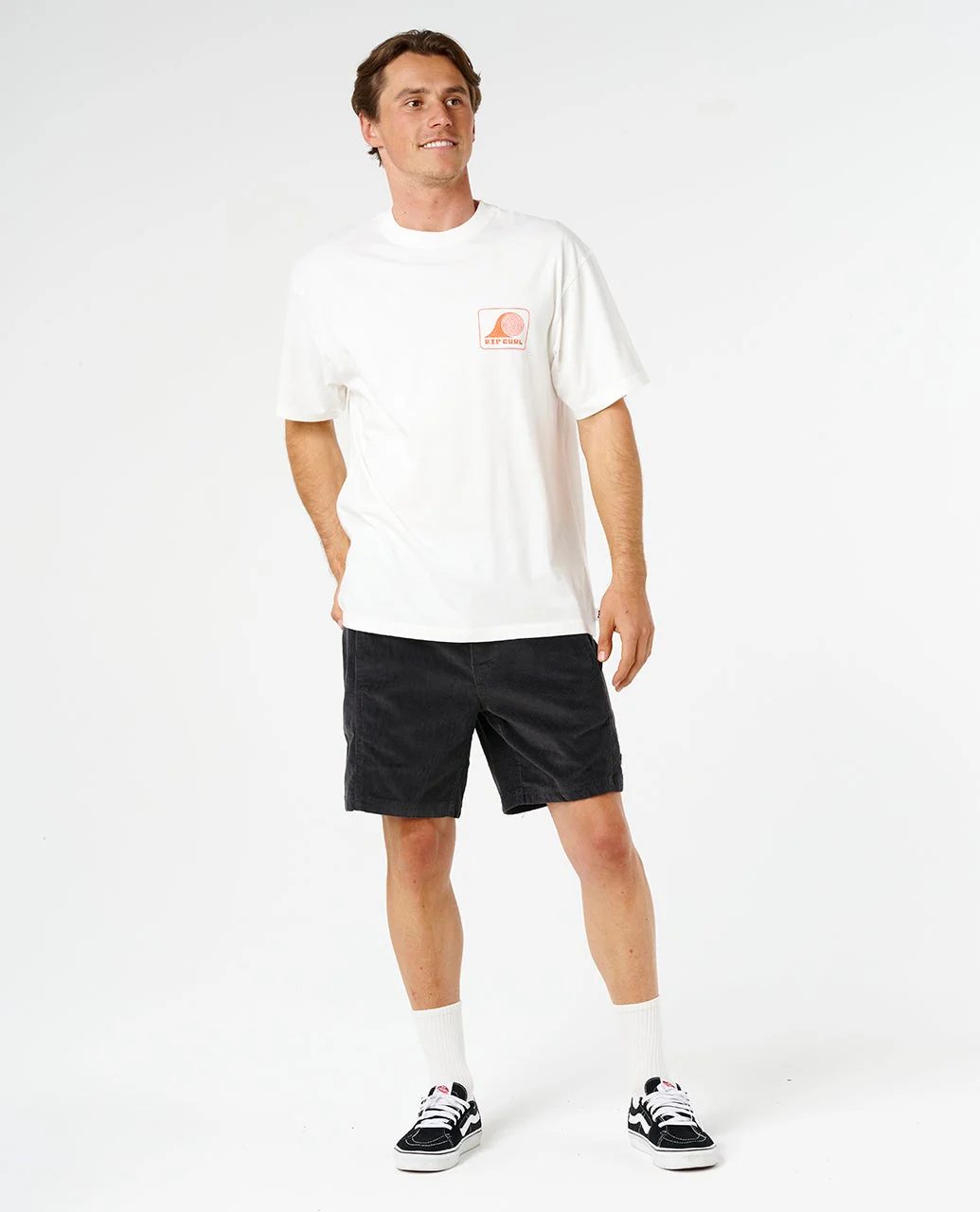 Rip Curl t-shirt Aots rolling wave bone - 5
