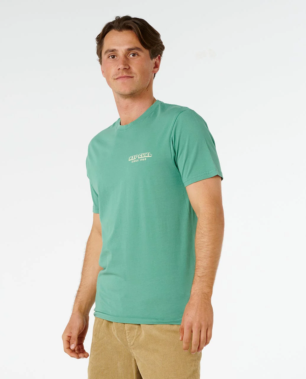 Rip Curl t-shirt Aots sailboat leaf green - 4