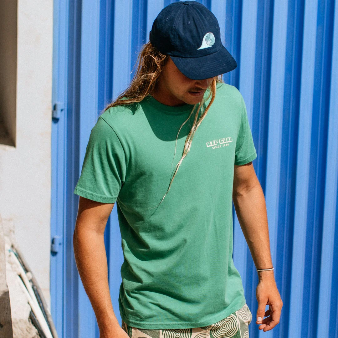 Rip Curl t-shirt Aots sailboat leaf green - 6
