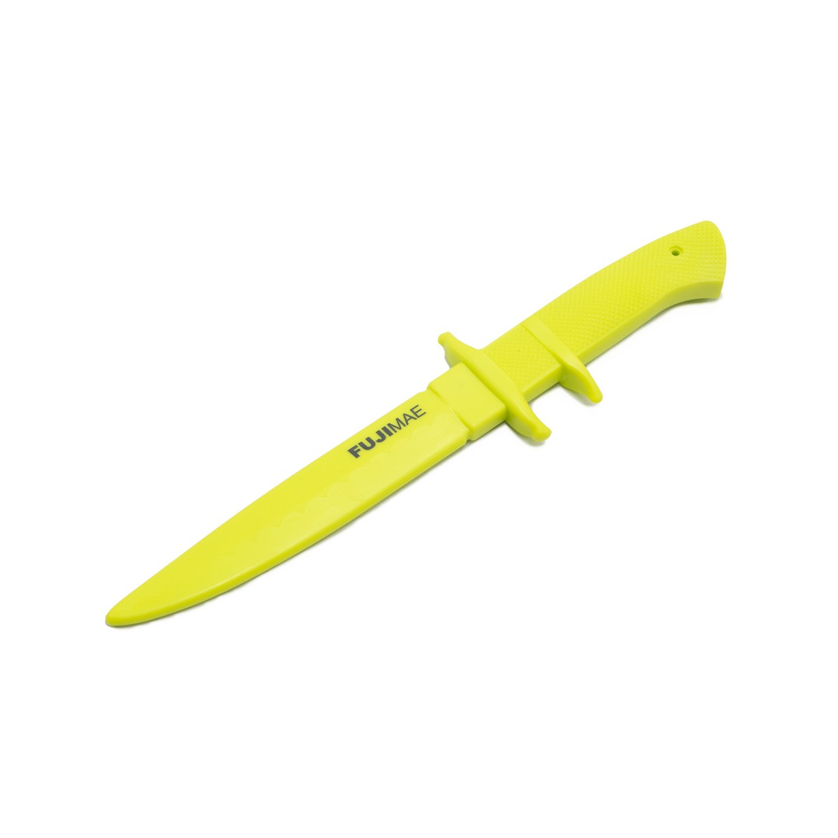 FUJIMAE Träningskniv i Gummi 30 cm Neon gul