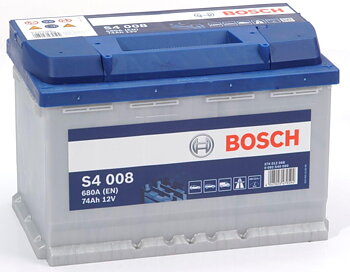 Bosch Bilbatteri  S4008 74 Ah CCA 680 A (EN)