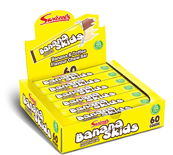 Banana Skids 18 g – seg kola med banan & karamell (60st)