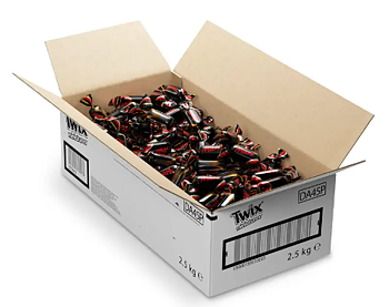 Mars Stycksak 2,5 kg – klassisk choklad med kola & nougat i storpack