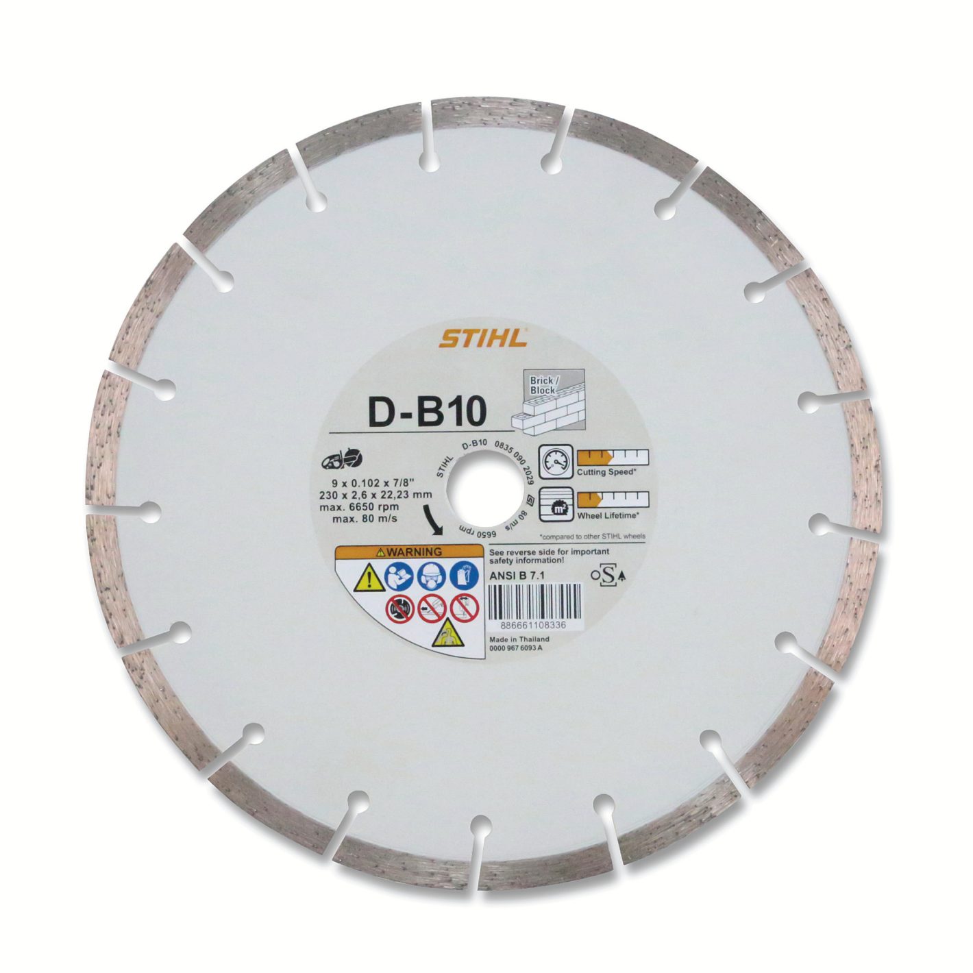 Stihl Diamantkapskiva betong D-B10 Ø 350mm / 14"