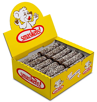 Skumraket 38 g – kokos & chokladfryst dessert i portionsbit (24st)