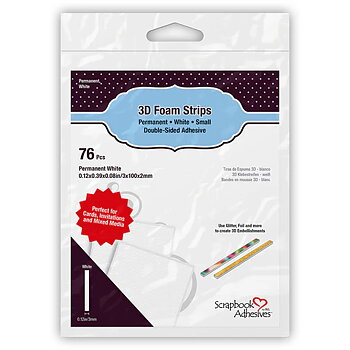 3L 3D Foam -Strips White 2mm