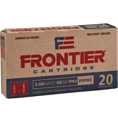 Hornady Frontier 5.56 NATO 55gr FMJ