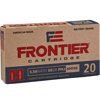 Hornady Frontier 5.56 NATO 55gr FMJ