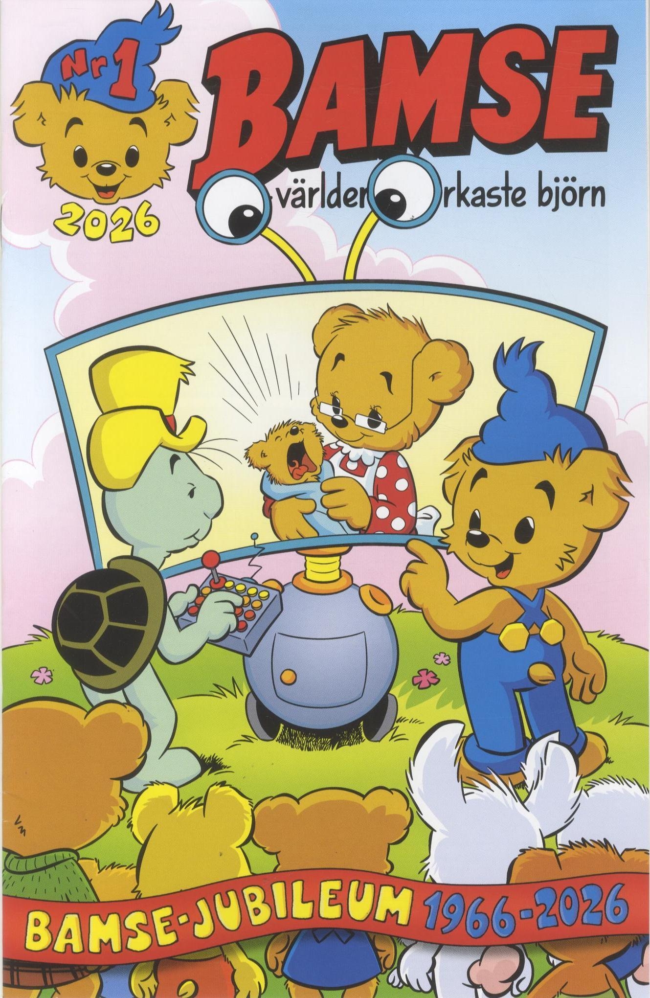 Bamse nr 1 2026, Bamse jubileum 1966-2026