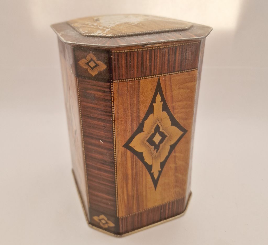 Coffee tin Tellus labeled Vetemjol (Wheat flour) - 2