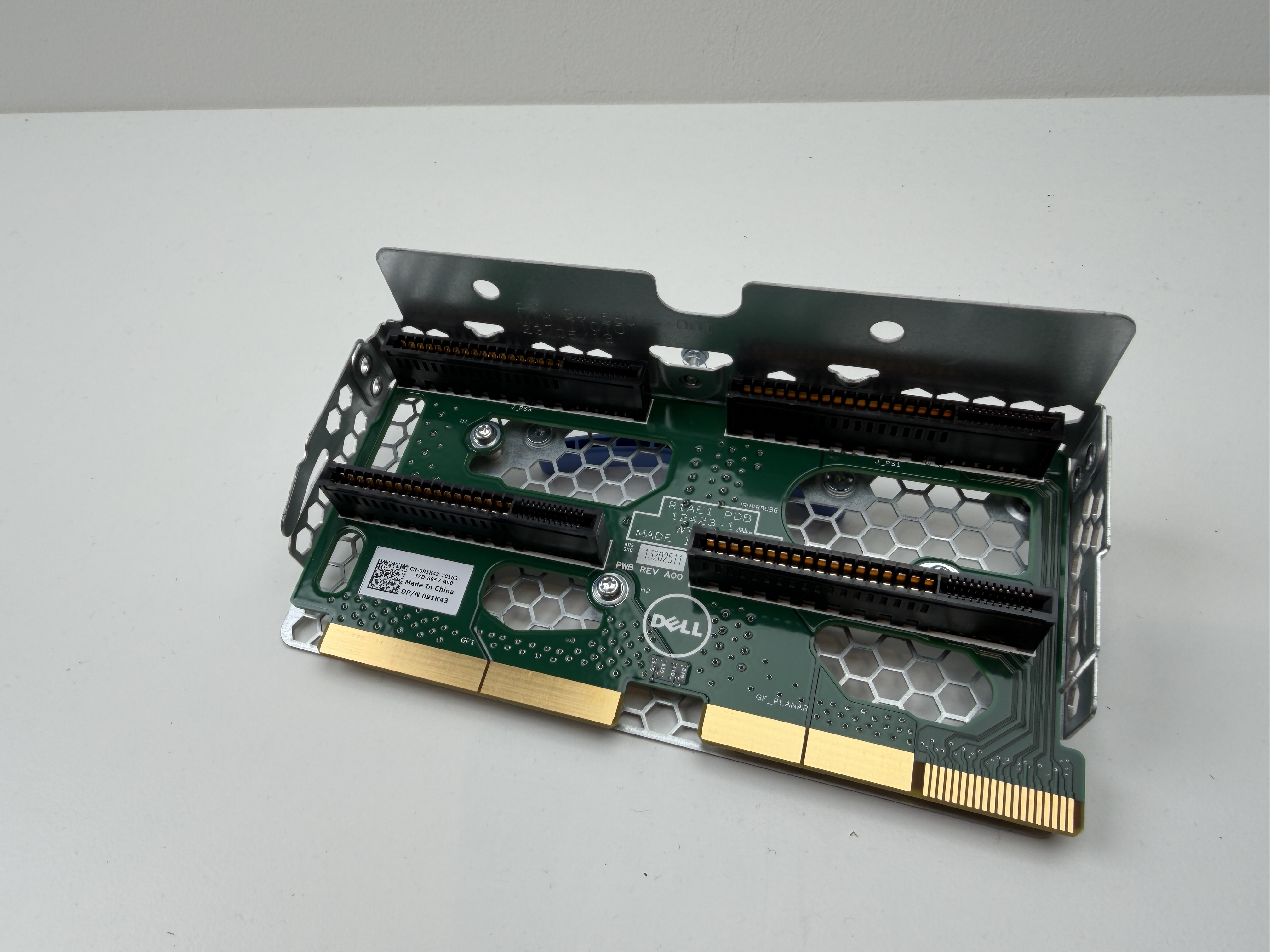 Begagnad Original Dell Poweredge VRTX 4-Slots Backplane Power Distribution Board Dell 091K43 CN-091K43 91K43