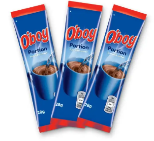 O’boy portionspulver vattenlösligt 28 g x100 – klassisk chokladsmak för servering & äventyr