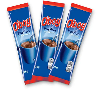 O’boy portionspulver vattenlösligt 28 g x100 – klassisk chokladsmak för servering & äventyr