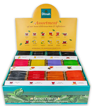 Sortimentsask Te från Dilmah – 12 smaker, 240 påsar