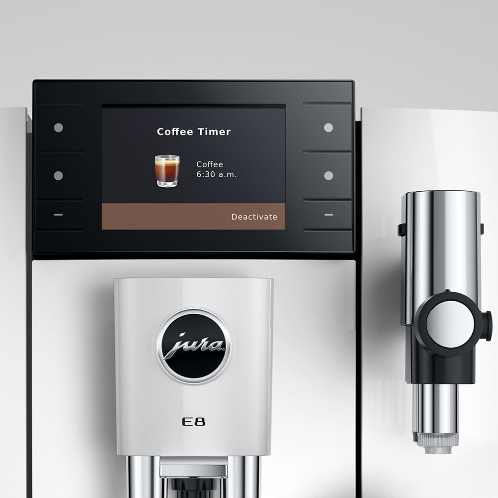 Jura E8 Piano White (ED 15747) - Helautomatisk - 8