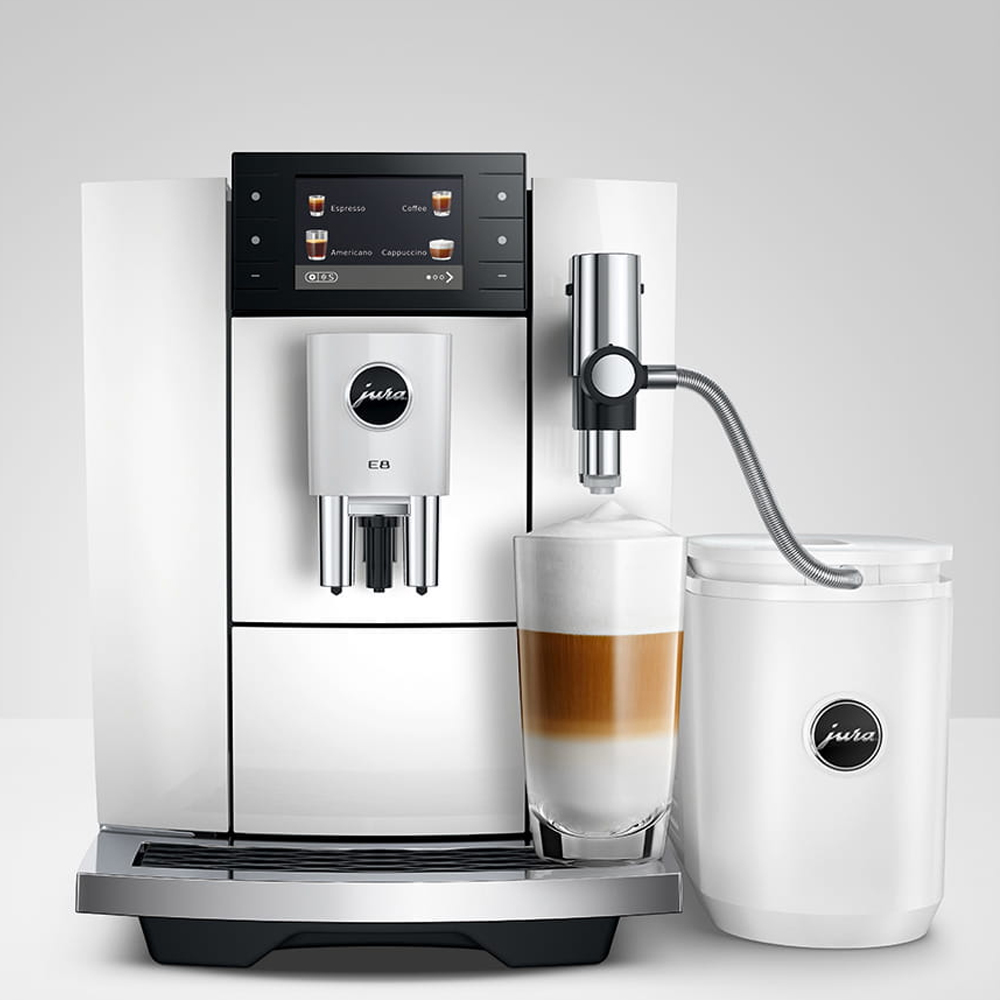 Jura E8 Piano White (ED 15747) - Helautomatisk - 4