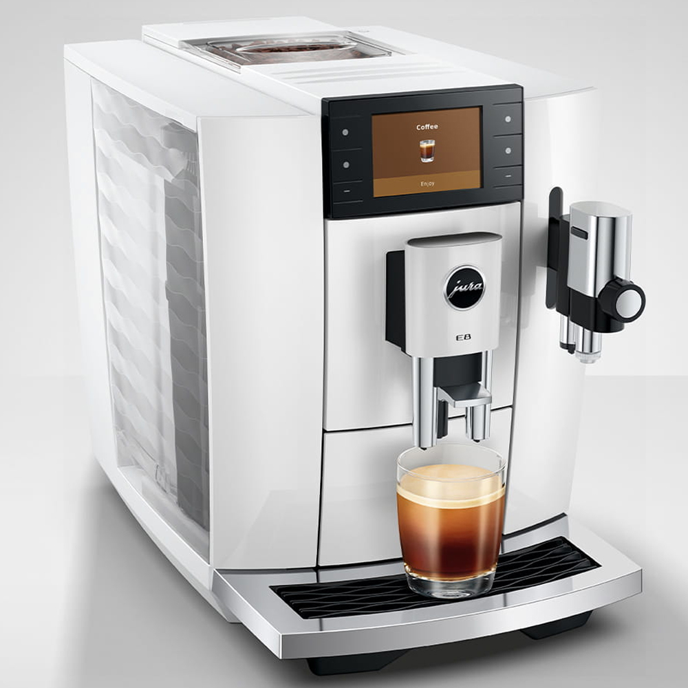 Jura E8 Piano White (ED 15747) - Helautomatisk - 3