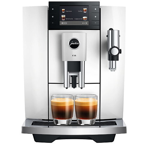 Jura E8 Piano White (ED 15747) - Helautomatisk