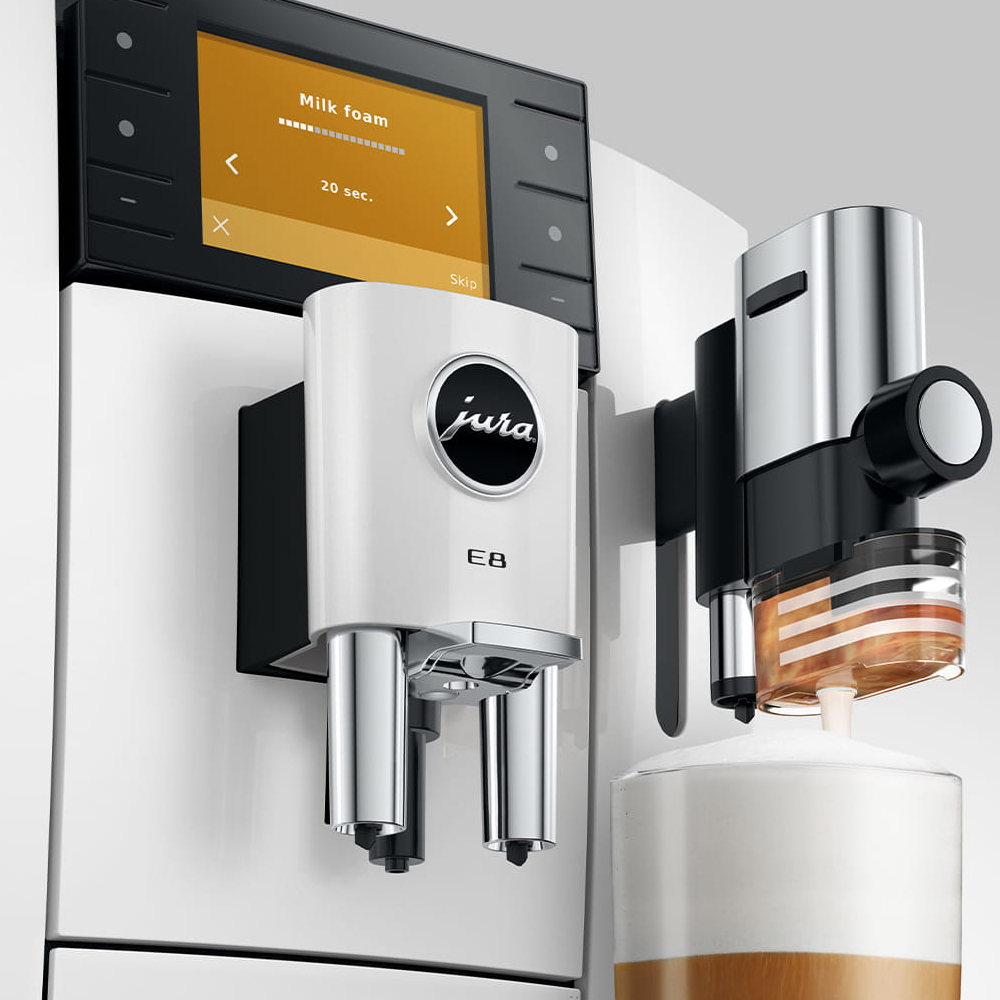 Jura E8 Piano White (ED 15747) - Helautomatisk - 7