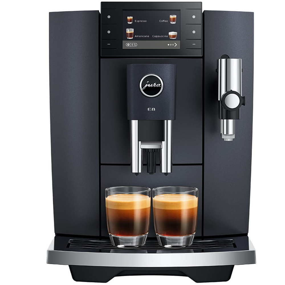 Jura E8 Cosmic Black  (ED 15749) - Bean to cup