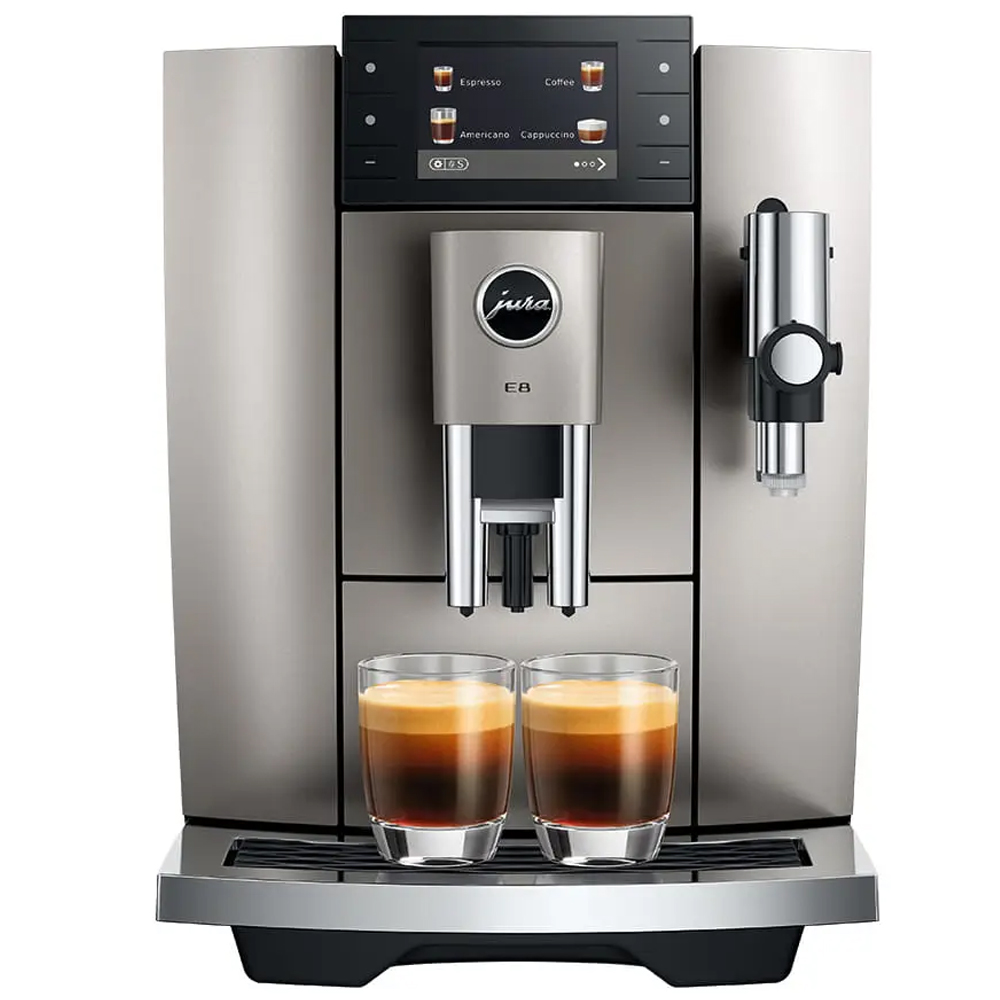 Jura E8 Midnight Silver (ED 15712) - Helautomatisk