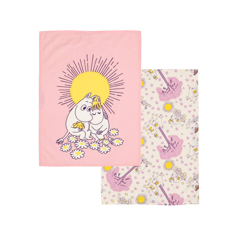 Mumin Kökshanddukar 50x70 cm - 2-Pack -  Förälskade
