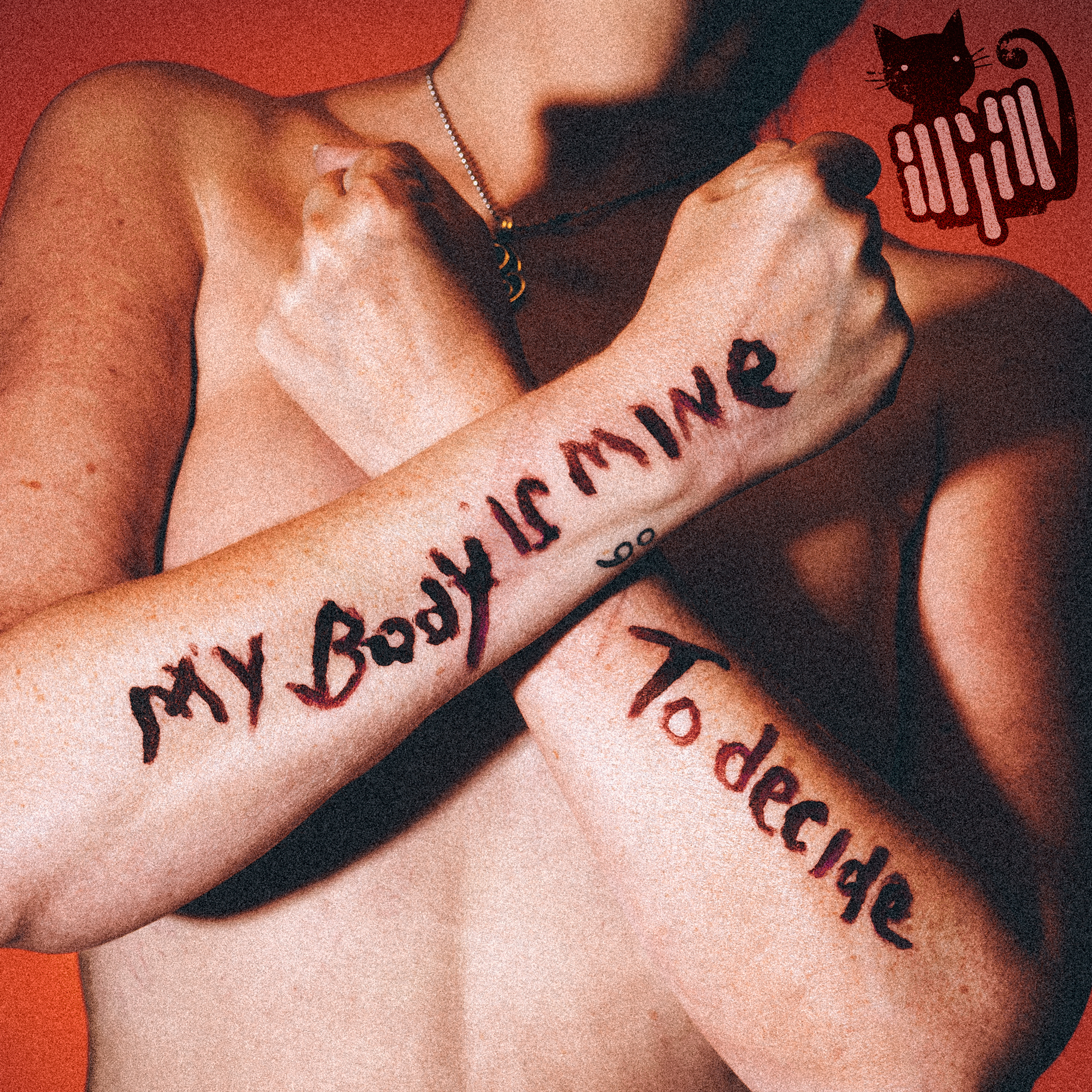 ill jill - My Body is Mine to Decide 7" EP (genomskinlig röd vinyl)